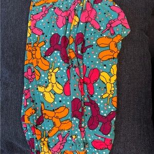 Lularoe Multi-colored Balloon Unicorn legging